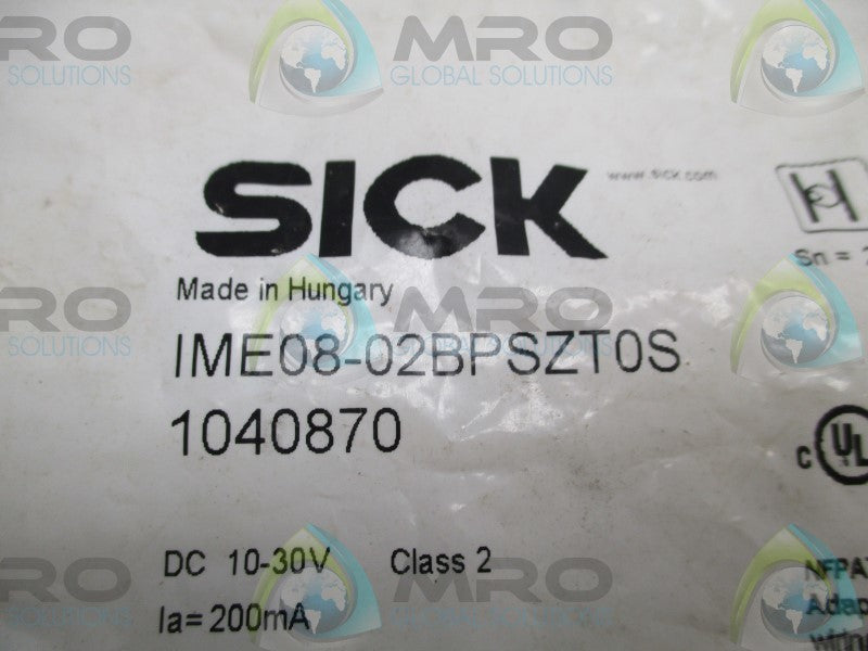 SICK IME08-02BPSZT0S PROXIMITY SWITCH SENSOR * NEW IN FACTORY BAG *