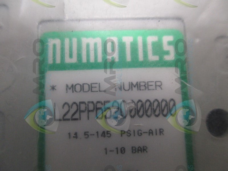 NUMATICS L22PP652O000000 AIR PILOT VALVE * NEW IN FACTORY BAG *