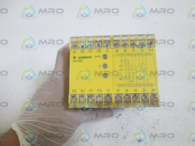 WIELAND RELAY SAFETY SWITCH SNO 2002-17 *NEW IN BOX*