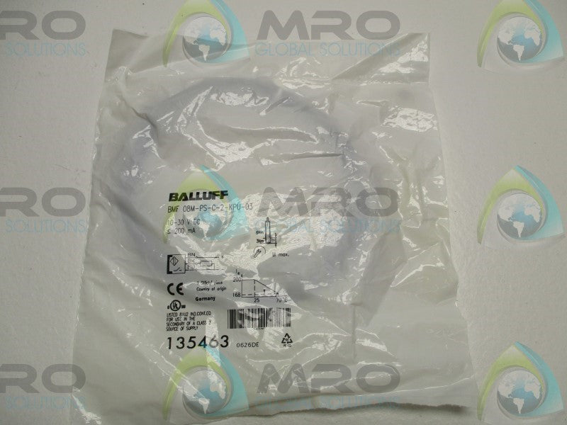 BALLUFF BMF08M-PS-C-2-KPU-03 MAGNETIC FIELD SENSOR * NEW IN FACTORY BAG *
