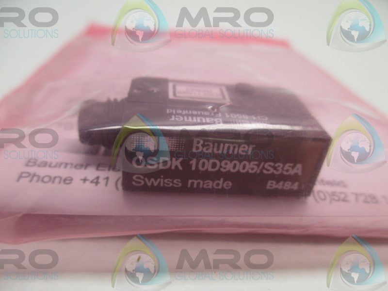 BAUMER ELECTRIC OSDK10D9005/S35A PHOTOELECTRIC SENSOR * NEW IN FACTORY BAG *