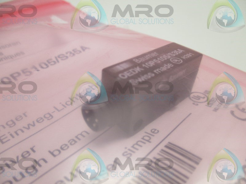 BAUMER ELECTRIC OEDK10P5105/S35A PHOTOELECTRIC SENSOR * NEW IN FACTORY BAG *
