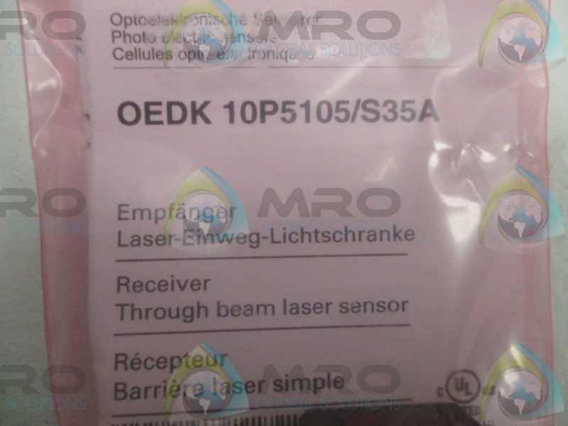 BAUMER ELECTRIC OEDK10P5105/S35A PHOTOELECTRIC SENSOR * NEW IN FACTORY BAG *