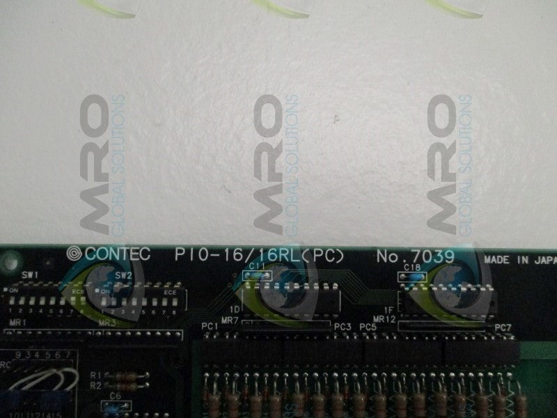 CONTEC PI0-16/16RL(PC) 7039 BOARD ASSEMBLY  NSNP
