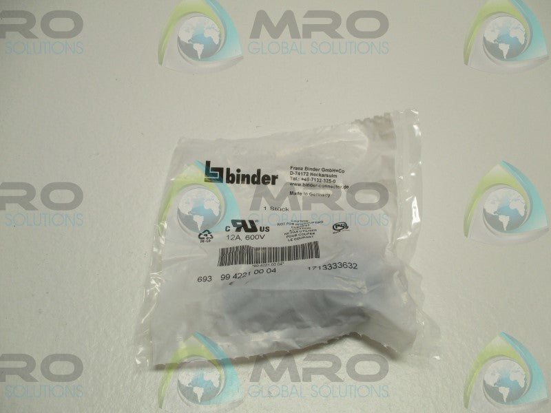 BINDER 6939942210004 CIRCULAR CONNECTOR * NEW IN FACTORY BAG *
