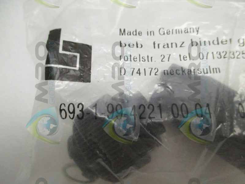 BINDER 693-1-99-4221-00-04 CIRCULAR CONNECTOR * NEW IN FACTORY BAG *