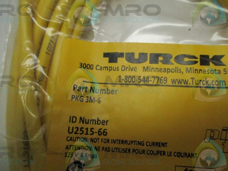 TURCK PKG3M-6 * NEW IN FACTORY BAG *