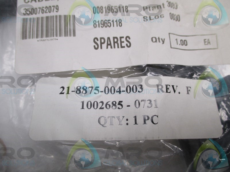 ONTRAK 21-8875-004-003 SENSOR CABLE * NEW IN FACTORY BAG *