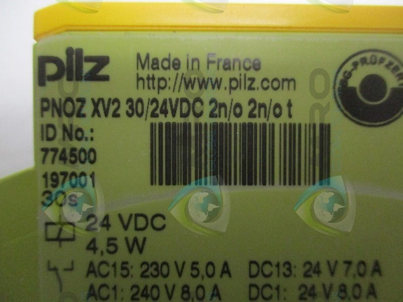 PILZ PNOZ-XV2-30/24VDC-2N/O-2N/O-T NSMP