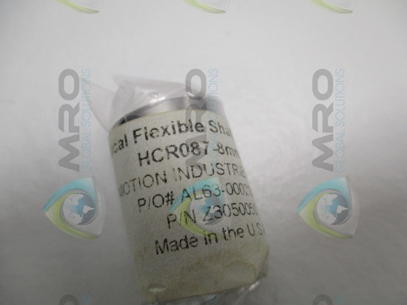 HELICAL HCR087-8mm-6 FLEXIBLE SHAFT COUPLING * NEW IN ORIGINAL PACKAGE *