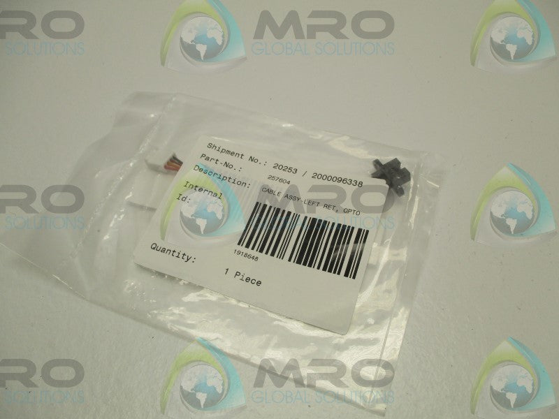 INDUSTRIAL MRO 257604 CABLE ASSEMBLY * NEW IN FACTORY BAG *