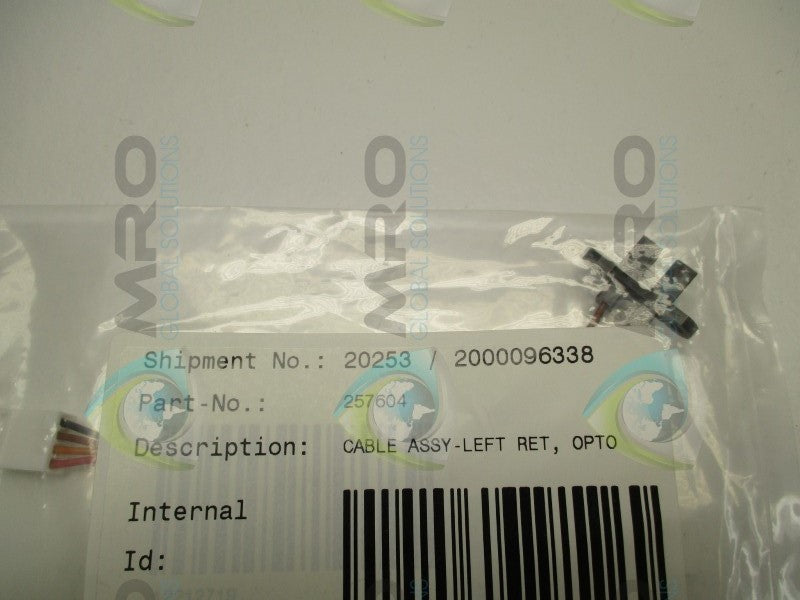 INDUSTRIAL MRO 257604 CABLE ASSEMBLY * NEW IN FACTORY BAG *