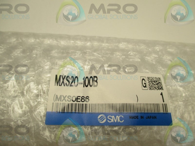 SMC MXS20-100B CYLINDER AIR SLIDE TABLE * NEW IN FACTORY BAG *