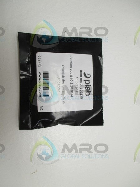 PIAB B10-2.20.01AC 3150023S SUCTION CUP (PKG. OF 10) * NEW IN FACTORY BAG *