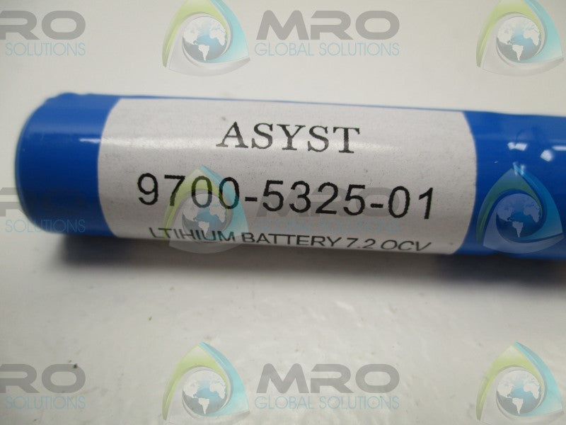 ASYST 9700-5325-01 LITHIUM BATTERY 7.2OCV  NSNP