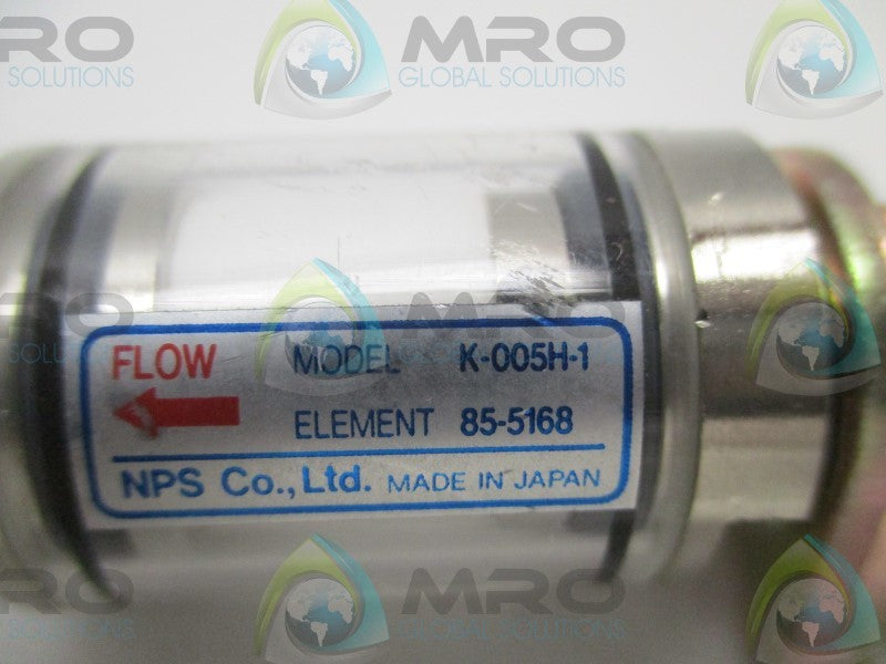 NPS K-005H-1 FILTER ASSEMBLY (AS PICTURED)  NSNP
