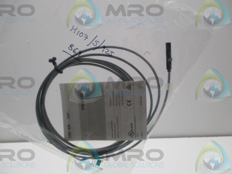 FESTO SME-8M-DS-24V-K-2.5-OE PROXIMITY SENSOR * NEW IN FACTORY BAG *