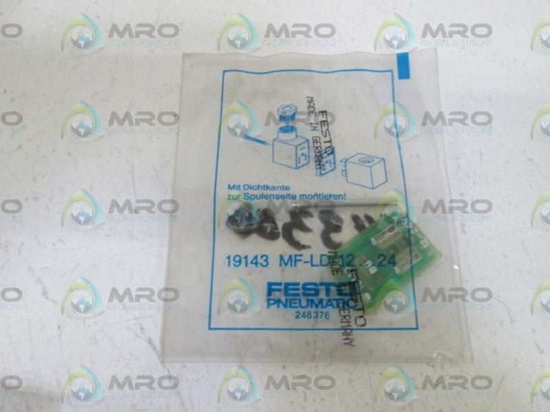 FESTO 19143 ILLUMINATING SEAL 12-24V * NEW IN FACTORY BAG *