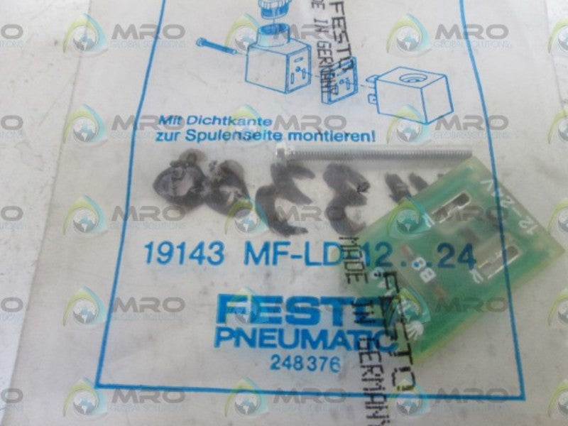 FESTO 19143 ILLUMINATING SEAL 12-24V * NEW IN FACTORY BAG *