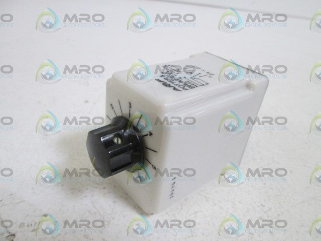 POTTER & BRUMFIELD TIME DELAY RELAY 1.0 TO 10 SEC.  CHD-38-30001 *NEW NO BOX*