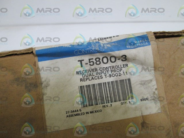JOHNSON CONTROLS RECEIVER CONTROLLER T-5800-3 *FACTORY SEALED*