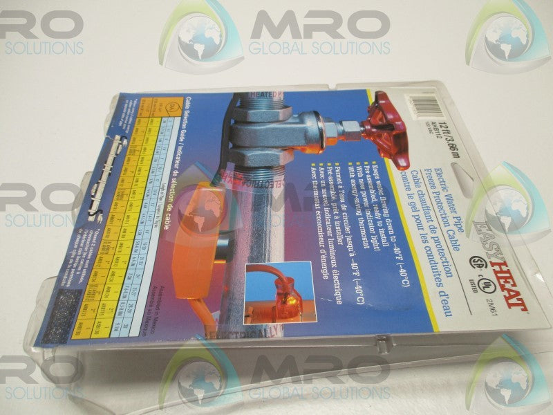 EASYHEAT AHB112 ELECTRIC WATER PIPE CABLE 12' * NEW IN ORIGINAL PACKAGE *