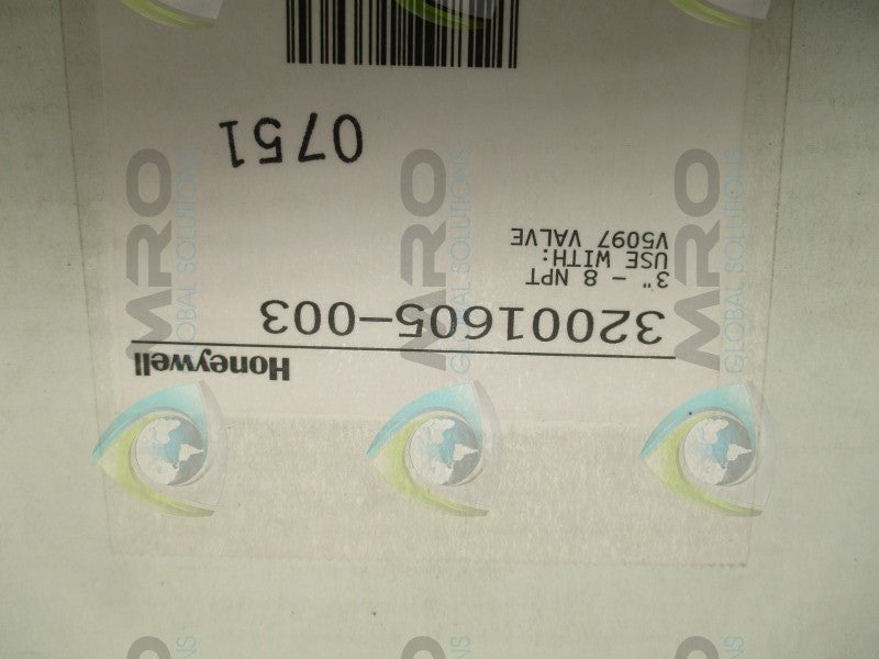 HONEYWELL 32001605-003 PIPE ADAPTER 3" * FACTORY SEALED *