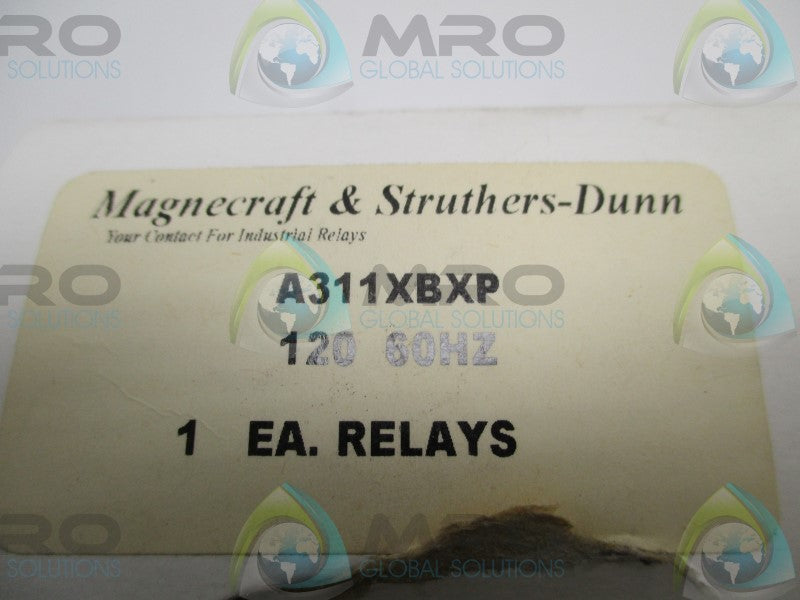 MAGNECRAFT & STRUTHERS-DUNN A311XBXP RELAY 120V * NEW IN BOX *