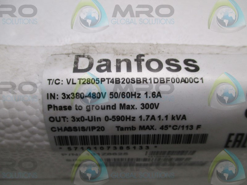 DANFOSS VLT2805PT4B20SBR1DBF00A00C1 AC DRIVE * NEW IN BOX *