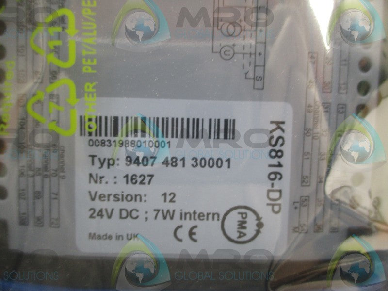 PMA KS816-DP 940748130001 MULTIPLE TRANSMITTER TEMP. CONTROLLER * NEW IN BOX *
