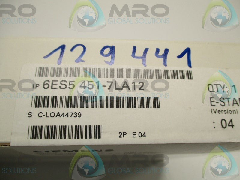 SIEMENS SIMATIC S5  6ES5451-7LA12 DIGITAL OUTPUT MODULE * FACTORY SEALED *