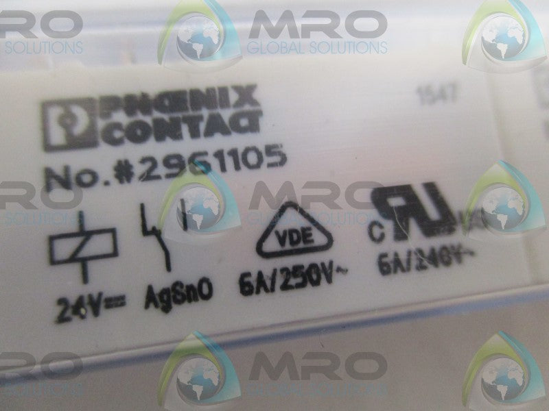 PHOENIX CONTACT REL-MR-24DC/21 RELAY (PKG OF 10) *NEW IN ORIGINAL PACKAGE *