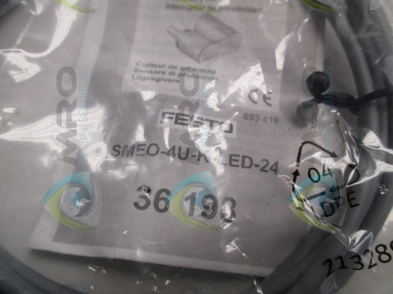 FESTO SMEO-4U-K-LED-24 PROXIMITY SWITCH * NEW IN FACTORY BAG *