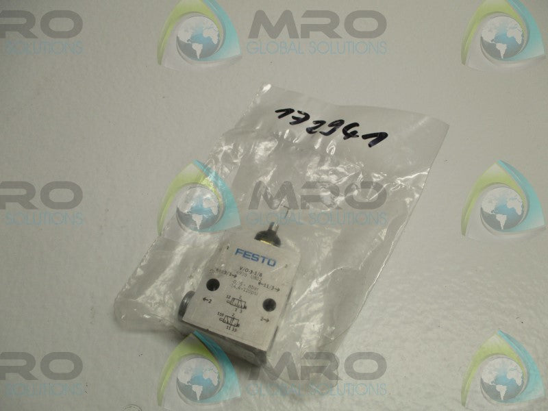 FESTO V/O-3-1/8 STEM ACTUATED VALVE * NEW IN FACTORY BAG *