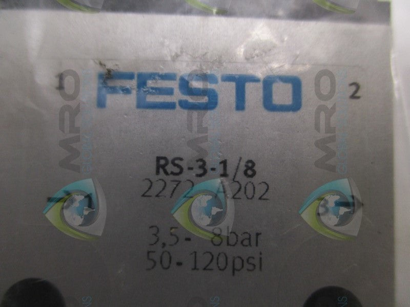 FESTO RS-3-1/8 ROLLER LEVER VALVE * NEW IN FACTORY BAG *