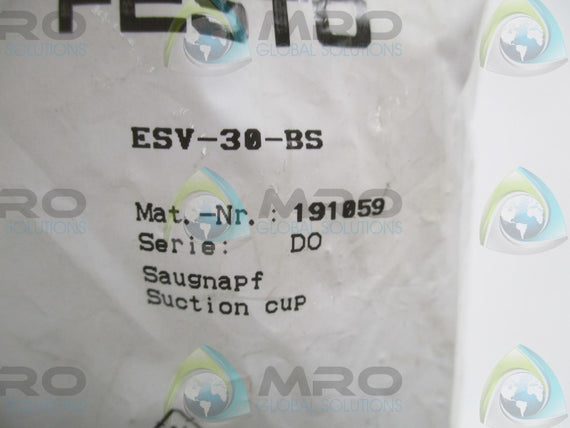 FESTO ESV-30-BS SUCTION CUP * NEW IN FACTORY BAG *