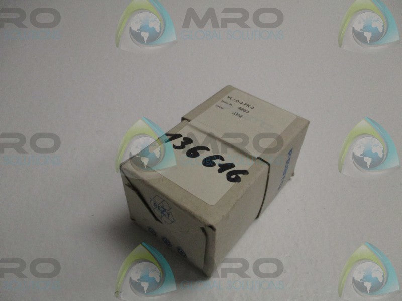 FESTO VL/O-3-PK-3 PNEUMATIC VALVE * FACTORY SEALED *