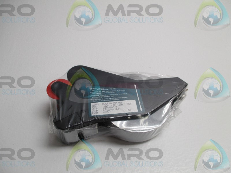 INDUSTRIAL MRO 64879 BLACK ON GRAY B580 TAPE * NEW ORIGINAL PACKAGE *