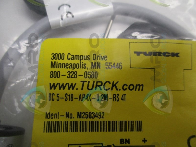 TURCK BC5-S18-AP4X-0.2M-RS4T CAPACITIVE SENSOR * NEW IN FACTORY BAG *