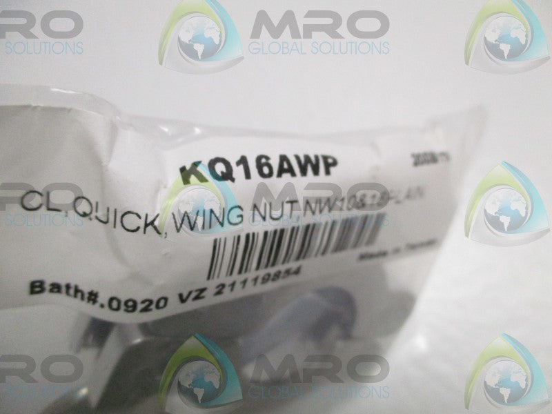 INDUSTRIAL MRO KQ16AWP QUICK CLAMP WING NUT * NEW IN FACTORY BAG *