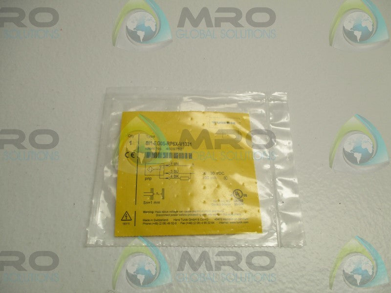 TURCK Bi1-EG05-RP6X-V1331 PROXIMITY SWITCH SENSOR * NEW IN FACTORY BAG *