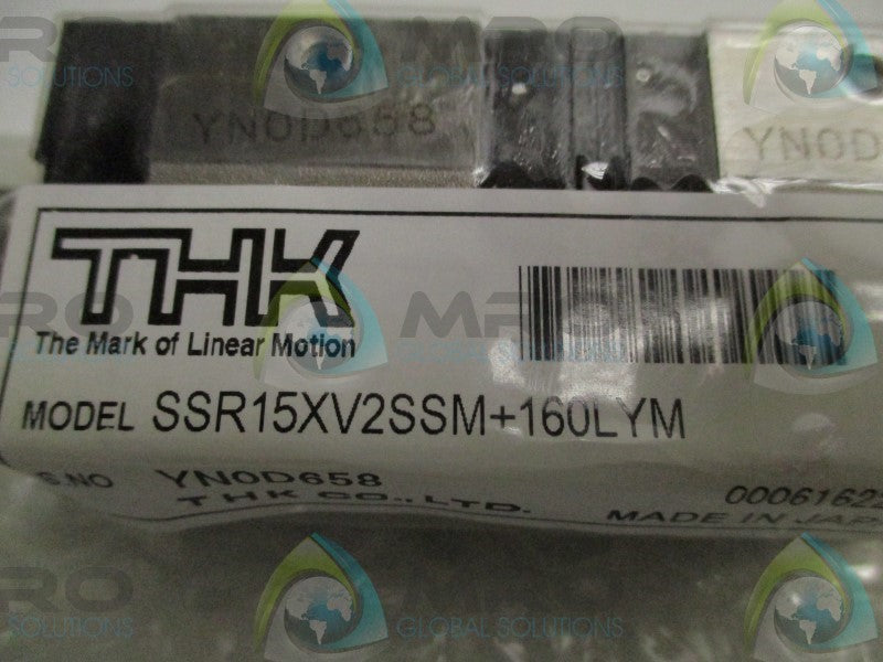 THK SSR15XV2SSM+160LYM LINEAR GUIDE RAIL * NEW IN ORIGINAL PACKAGE *