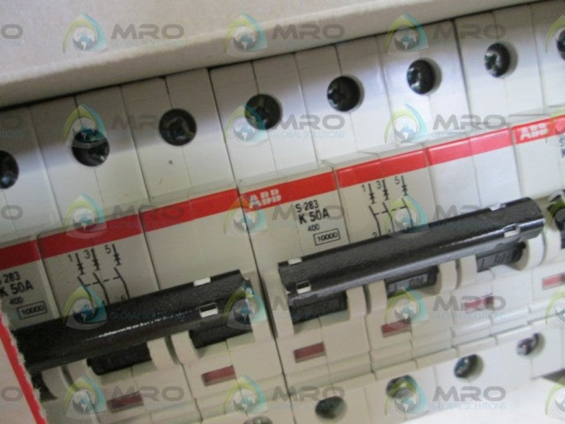 LOT OF 3 ABB CIRCUIT BREAKER S283 K50A *NEW IN BOX*