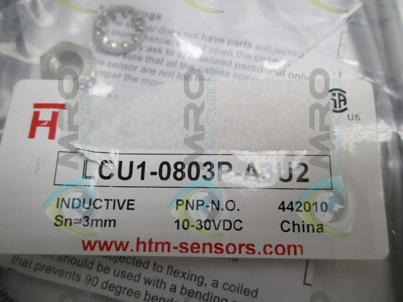 HTM LCU1-0803P-A3U2 INDUCTIVE PROXIMITY SENSOR * NEW IN FACTORY BAG *