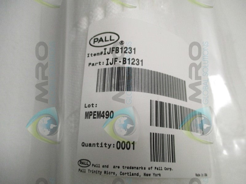 PALL IJF-B1231 FILTER * NEW IN FACTORY BAG *