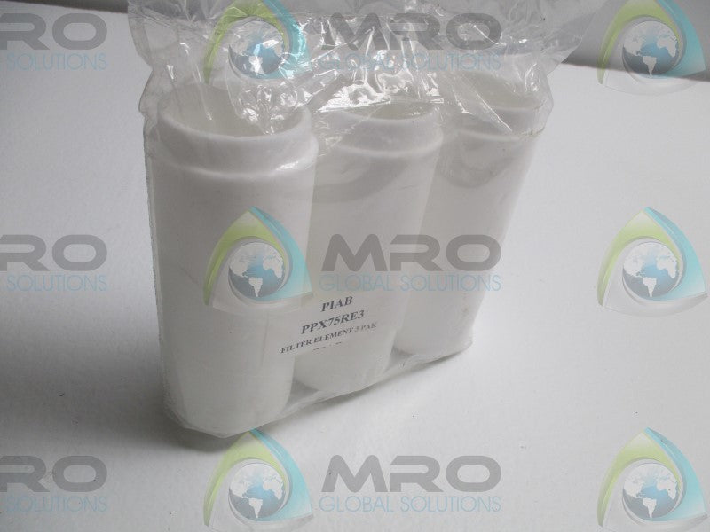 PIAB PPX75RE3 FILTER ELEMENT (PKG OF 3) * NEW IN FACTORY BAG *