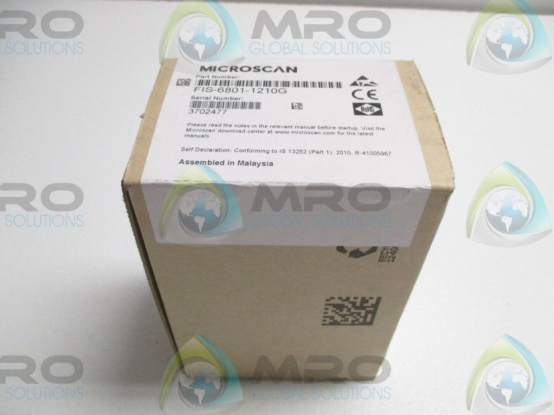 MICROSCAN FIS-6801-1210G ETHERNET LENS * FACTORY SEALED *