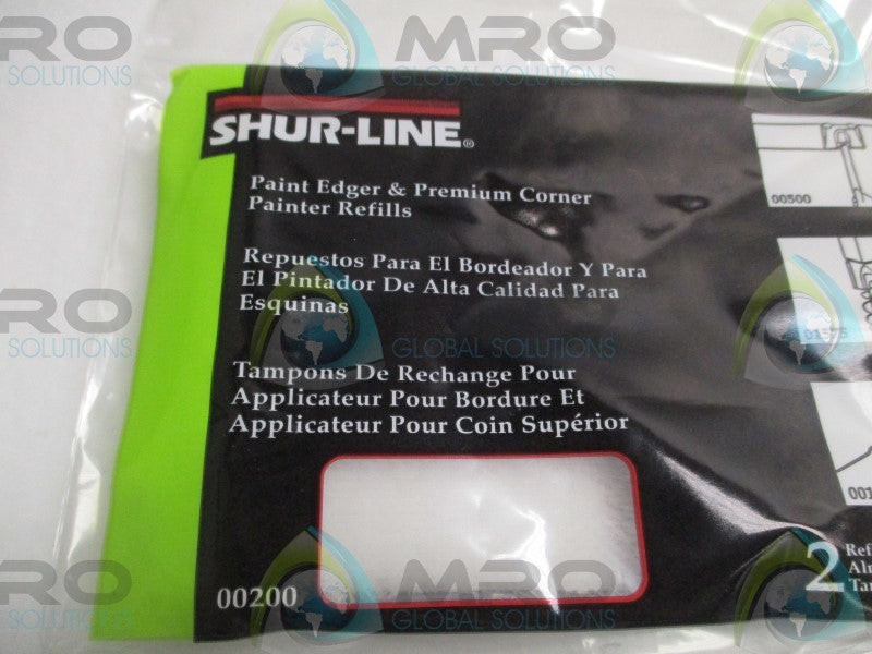 SHUR-LINE 00200 PAINTER REFILLS (PKG OF 2) * NEW IN FACTORY BAG *