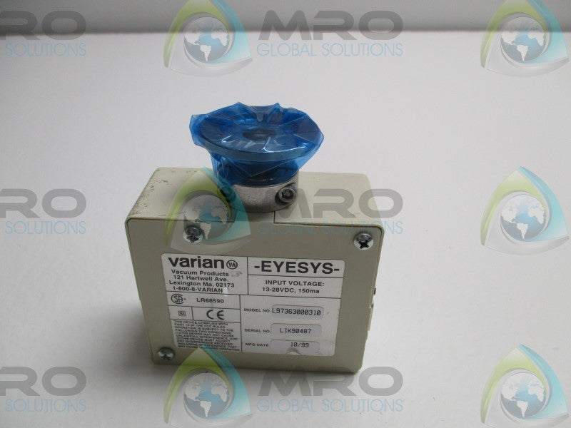 VARIAN L97363000310 EYESYS CONVECTORR VACUUM GAUGE (REPAIRED)  UNMP