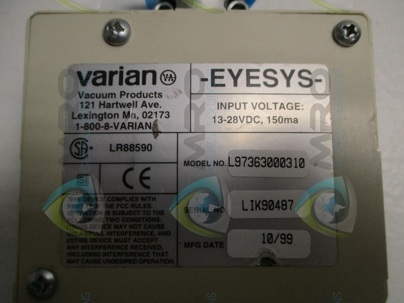 VARIAN L97363000310 EYESYS CONVECTORR VACUUM GAUGE (REPAIRED)  UNMP